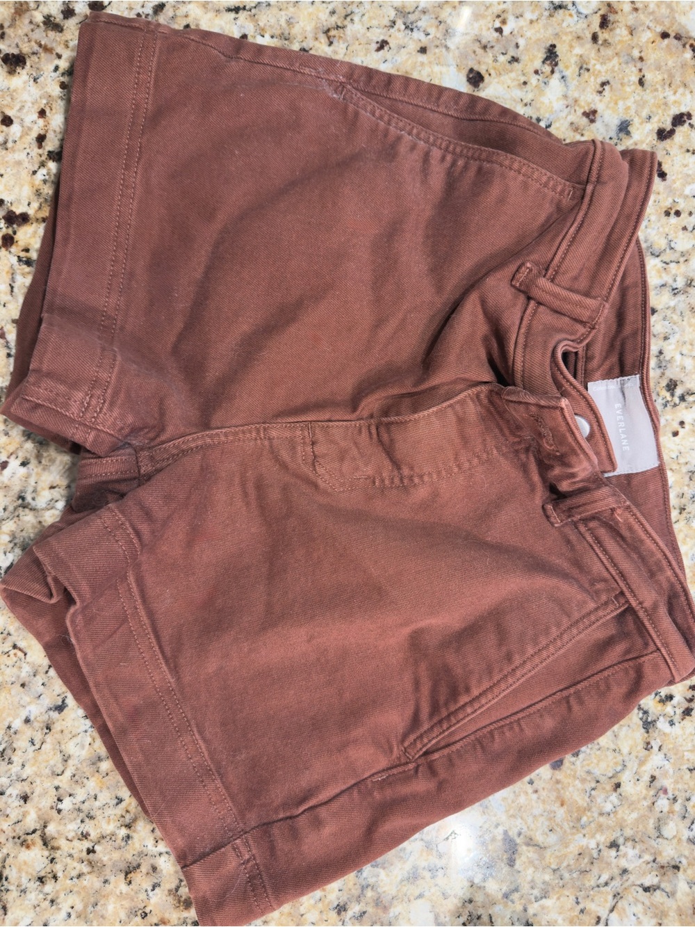 Everlane Rust High-Rise Denim Shorts LIKE NEW